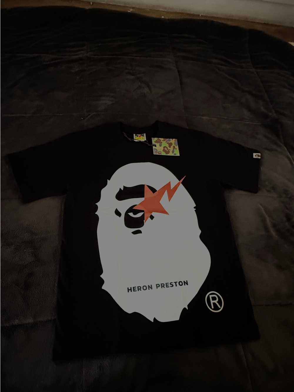 Bape shirt black size S